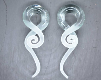 Frostbite Celestial Glass Pair Spirals