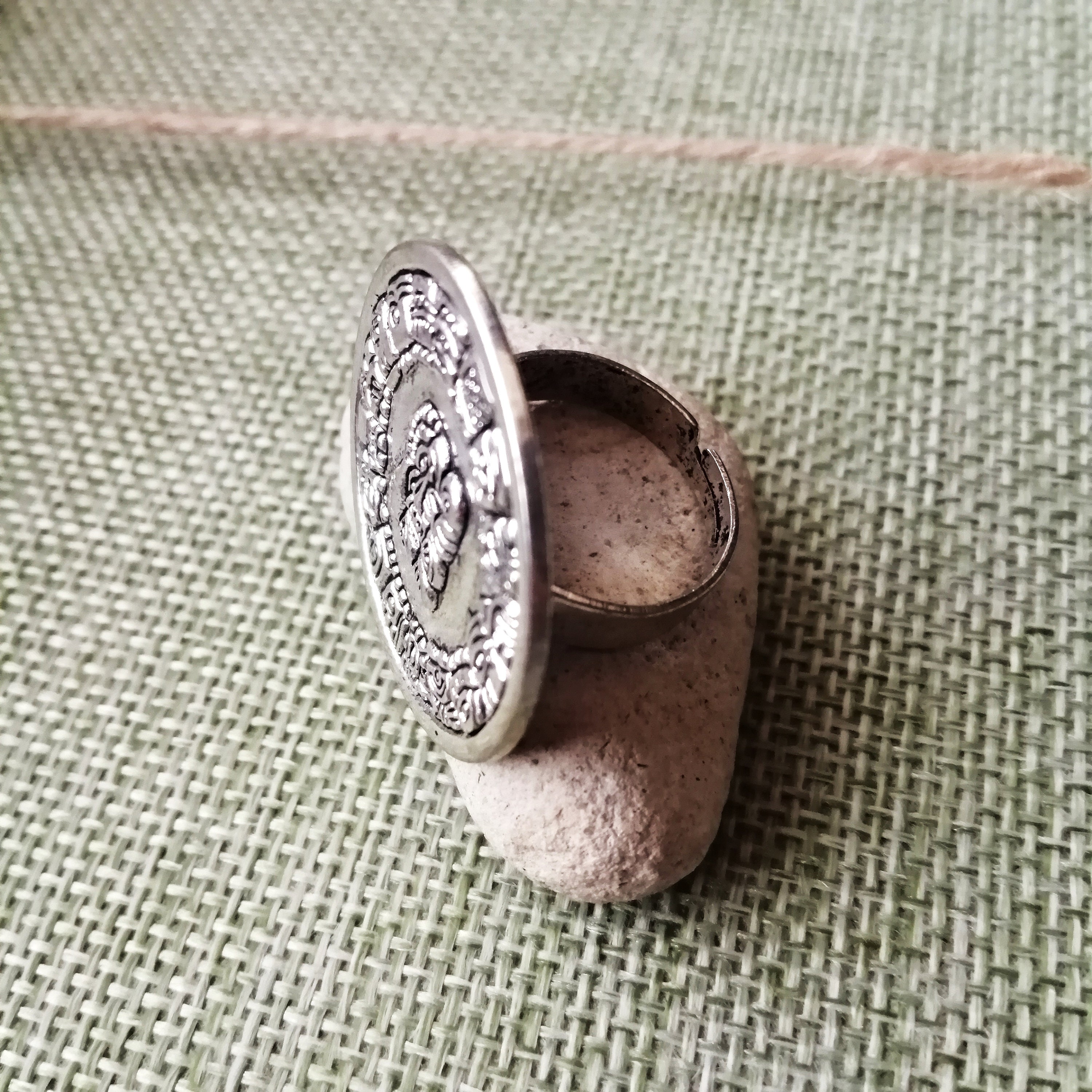 Mayan Zodiac Ring Vintage Mayan Ring Mayan Calendar Ring | Etsy