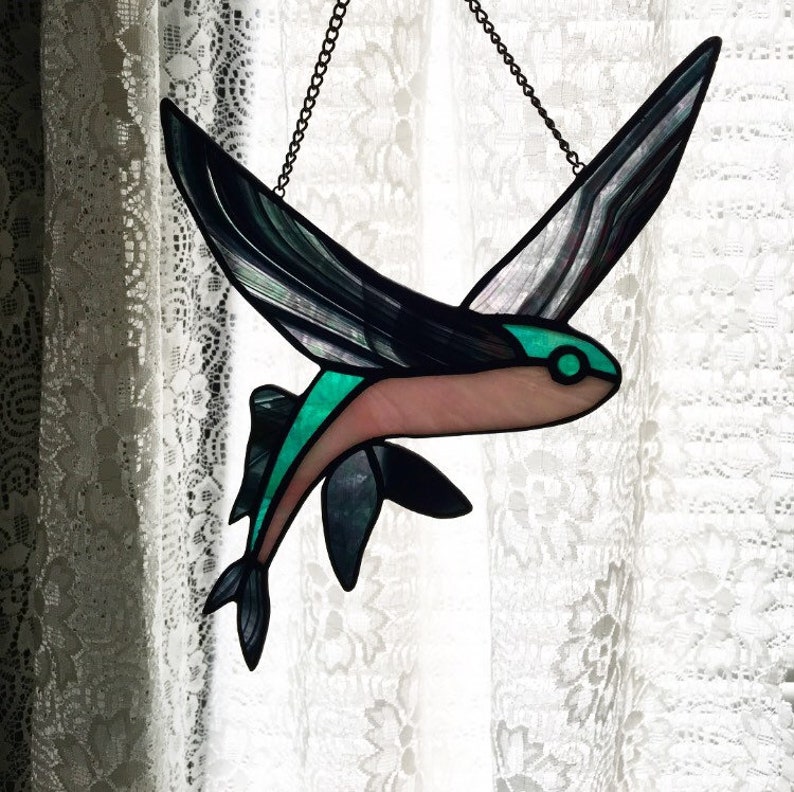Flying fish suncatcher