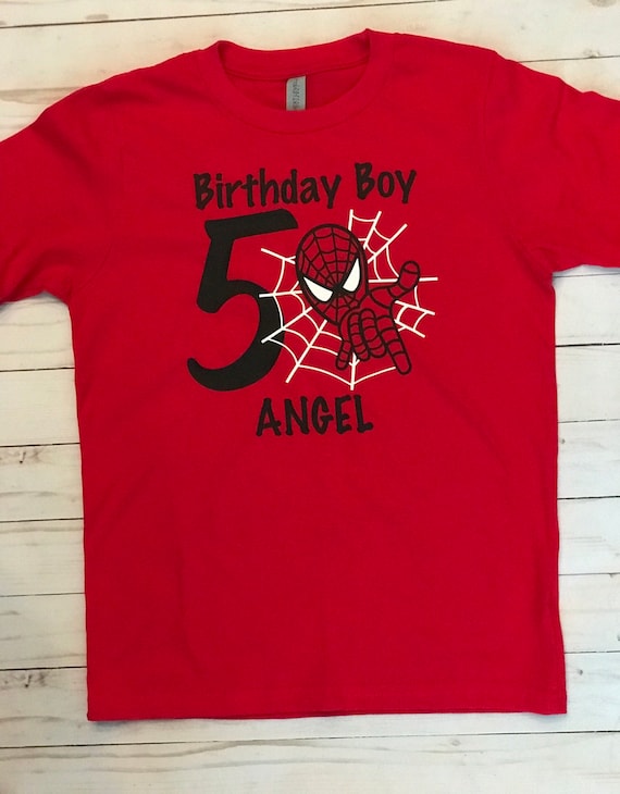 camisas de spiderman
