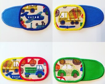 Eye patch for children with transport. Patch for treatment of amblyopia, lazy eye, strabismus. Occlusion. Opticlude. Operclude