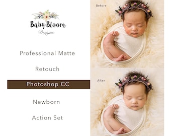 Newborn Professional Matte - Photoshop Retouch Actions