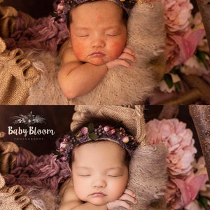 Newborn Professional Matte Photoshop Retouch Actions image 4