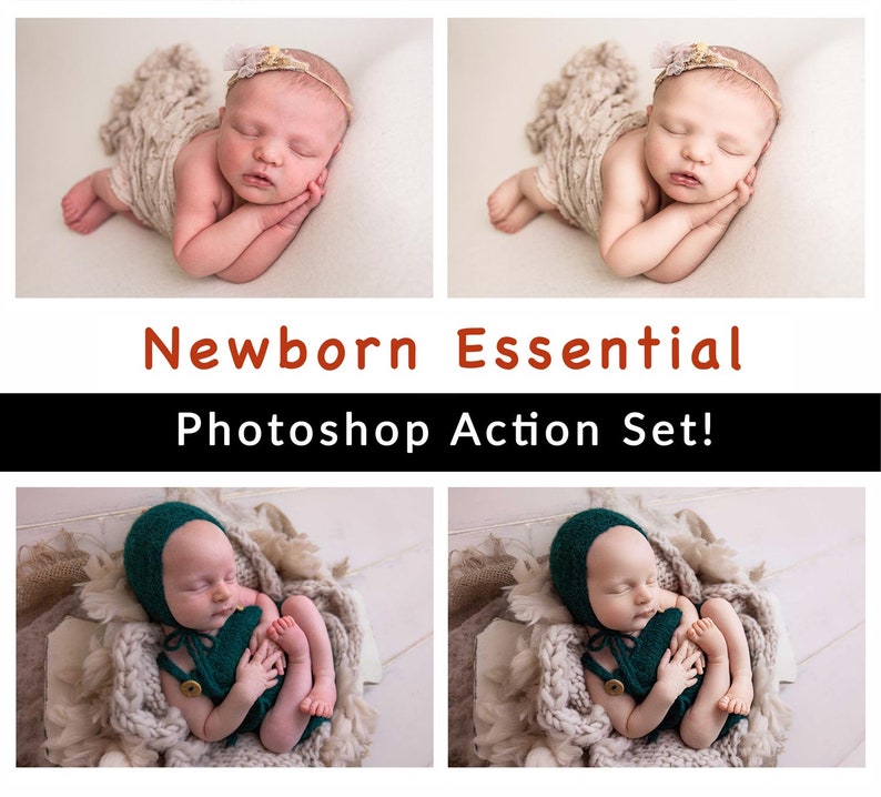 Newborn/Baby/Child Photoshop Actions Essential Collection of over 30 easy to use PS Actions image 1