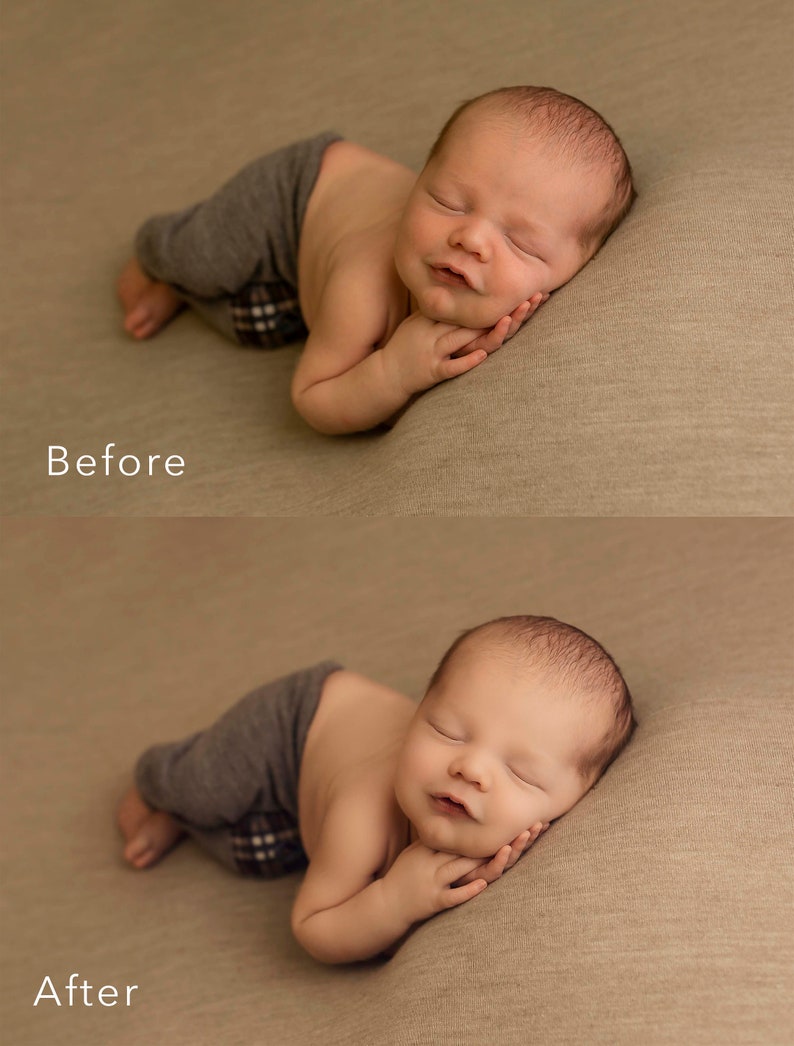 Newborn Professional Matte Photoshop Retouch Actions image 7