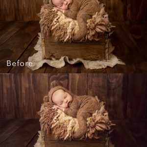 Newborn Professional Matte Photoshop Retouch Actions image 8