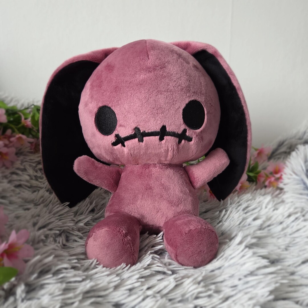 Green Zombie Rabbit Horror Bunny Plushie | Weighted Zombie Plush | Zombunny | READY TO SHIP ...