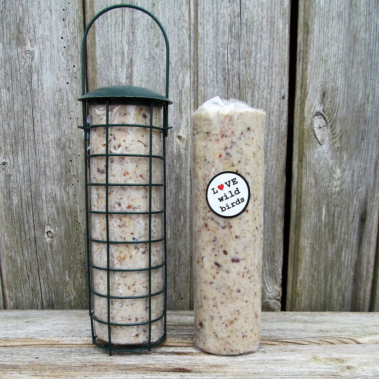 Hi energy bird food for garden birds 2 suet type log rolls Etsy
