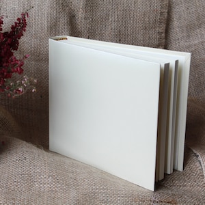 Ivory color mini photo album for Polaroid photos, Polaroid photo album