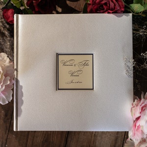 大型フォトアルバム、高品質、白フォトアルバム