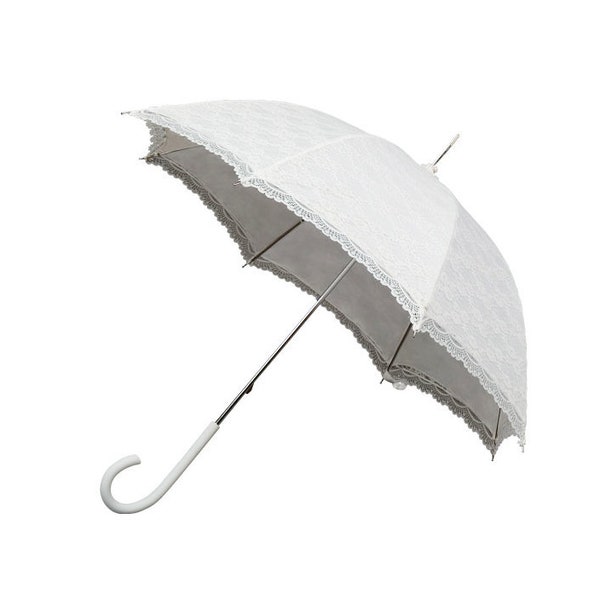 Parapluie en dentelle, Parasol de mariage, Parapluie de mariage, Parapluie imperméable, Parasol solaire, Parapluie de mariée, Beau parapluie, Dentelle imperméable