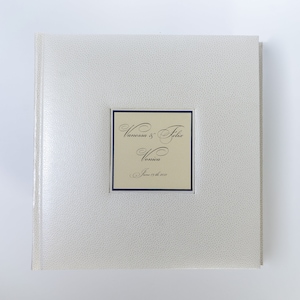 Personalized wedding photo album for 5x7 photos | Sleeve-In album for 200 photos