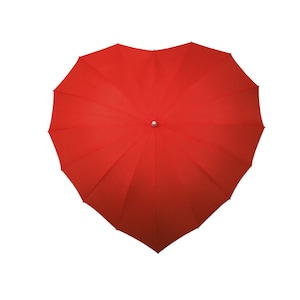 Red heart shape umbrella - More Colors!