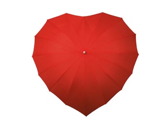 Red heart shape umbrella - More Colors!