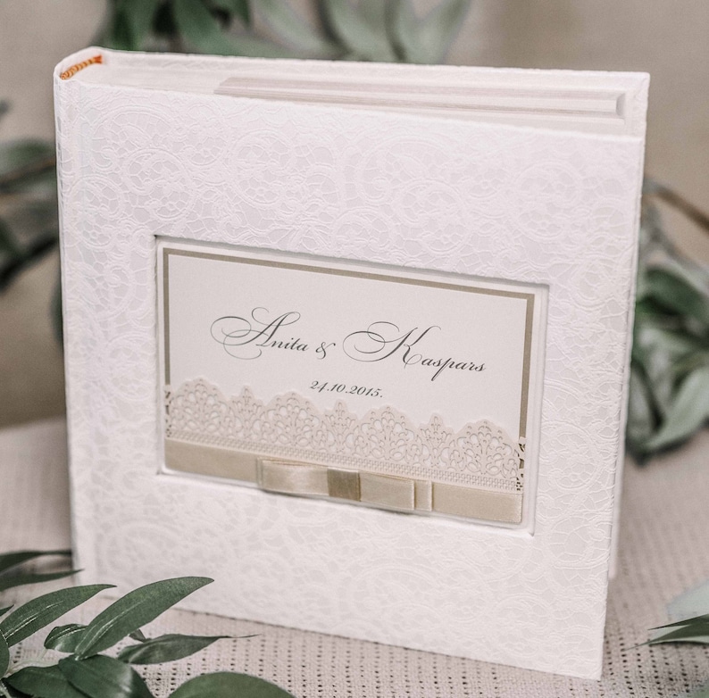 Wedding Photo Album With Clear Sleeves for 4 X 6 Photos Etsy