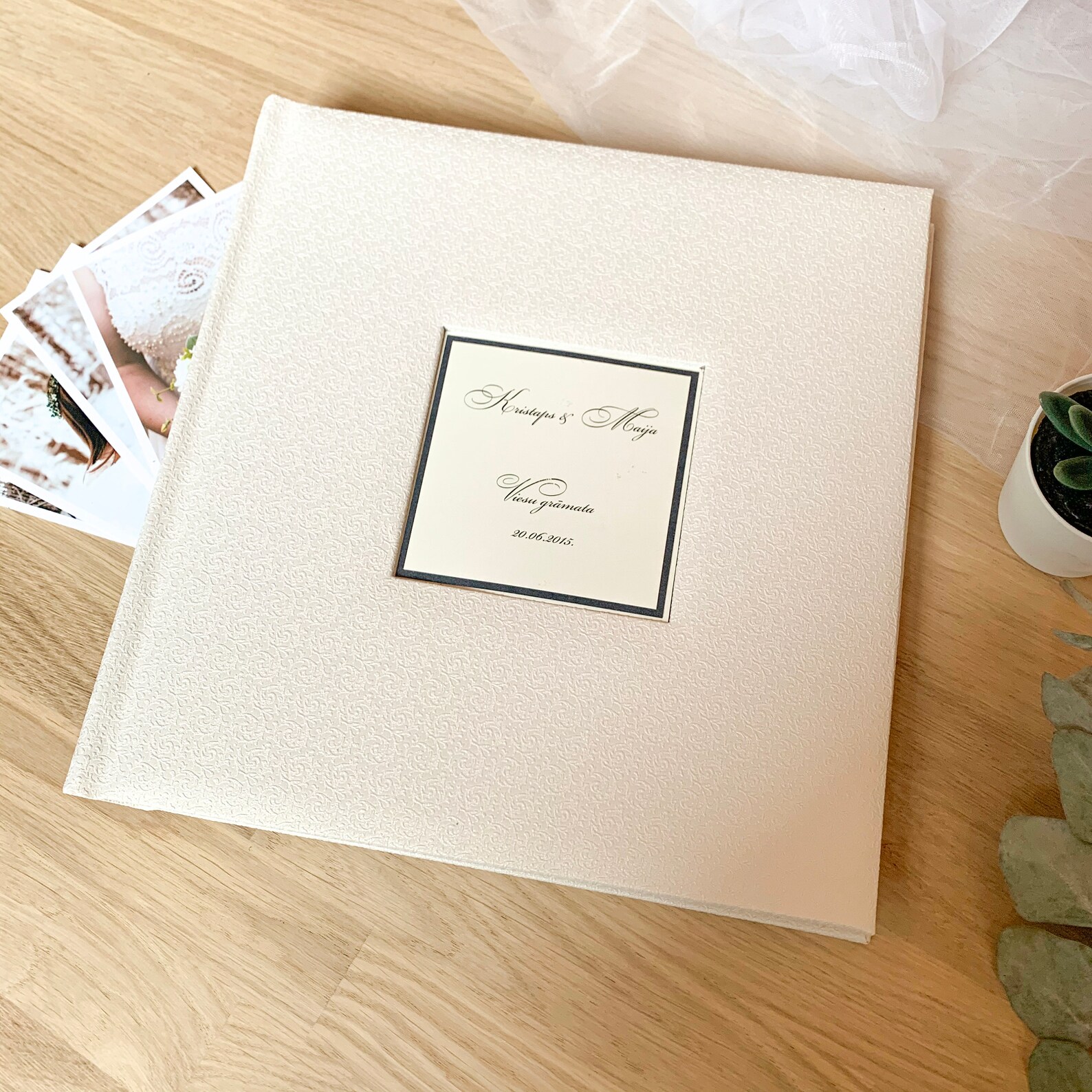 Personalized Wedding Photo Album for 5x7 Photos Sleevein Etsy