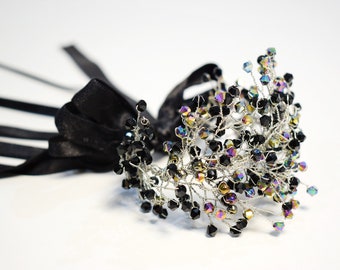 Black Elegant Bracelet - Diamond Accessories - Bridesmade Accessory