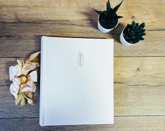 Light pink photo album for 200 photos