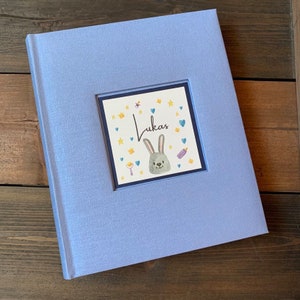 Blue baby boy photo album, Kids photo album