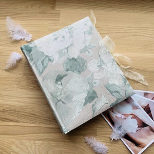 Álbum de fotos de boda para 200 fotos (4x6), Álbum de diseño floral