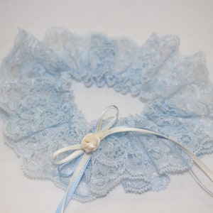 Jarretière De Mariage Brodée Bleu Marine, Jarretières Sexy Pour Femmes