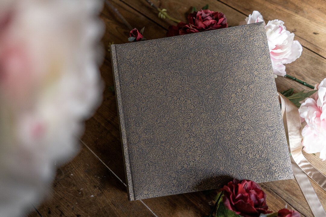 Gold & Black Album for up to 300 4x6 Photos Black Pages Etsy