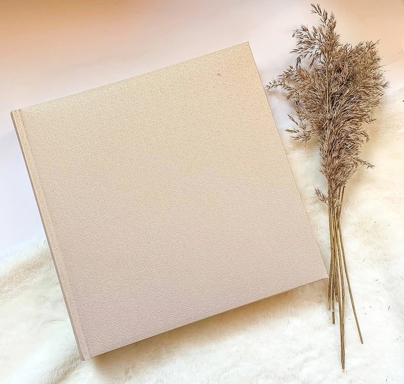 Rose Gold Wedding Album Large Wedding Album Etsy