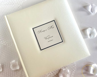 Personalized wedding photo album for 5x7 photos | Sleeve-In album for 200 photos