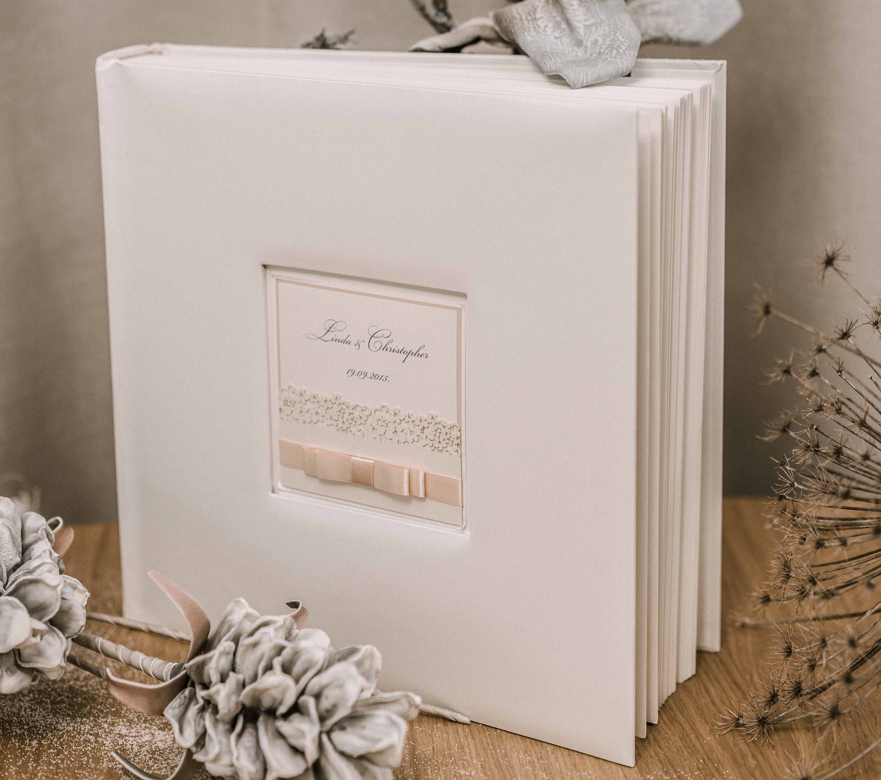 Wedding Photo Album for 8x10 Photos, Custom Slip in Photo Album for 20x25cm  Photos, Personalized Book With 8x10 Sleeves, Hand Made in Europe 