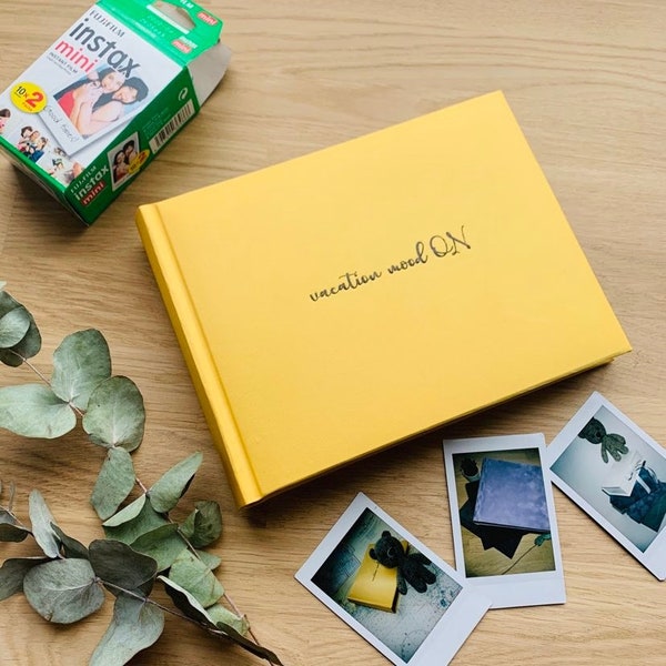 Travel book, Mint mini instax photo album for vocation photos, Polaroid album