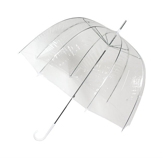 Clear PVC Umbrella parasol for couple clear parasol for two
