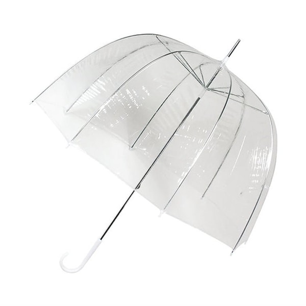 Clear PVC Umbrella - parasol for couple, clear parasol for two