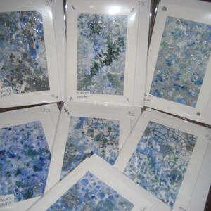 Hand painted unique acrylic greetings cards