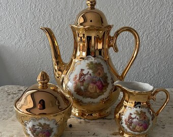 Exquisite Gold tea serving set bavaria
