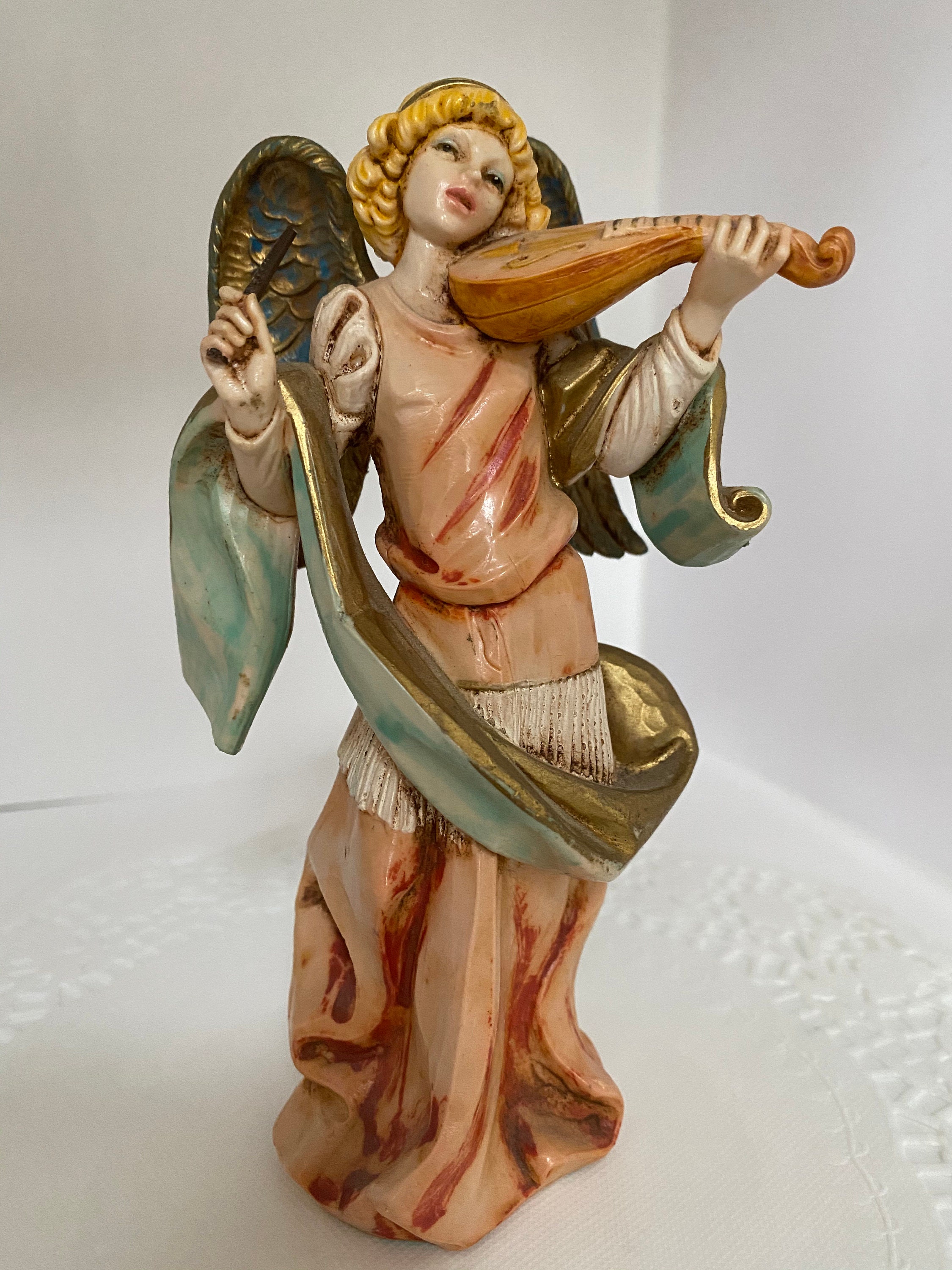 Three Pastel Angel Figurines Depose Italy. Etsy UK