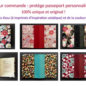 Aziatisch geïnspireerde paspoorthoes en imitatieleer - origineel cadeau-idee
