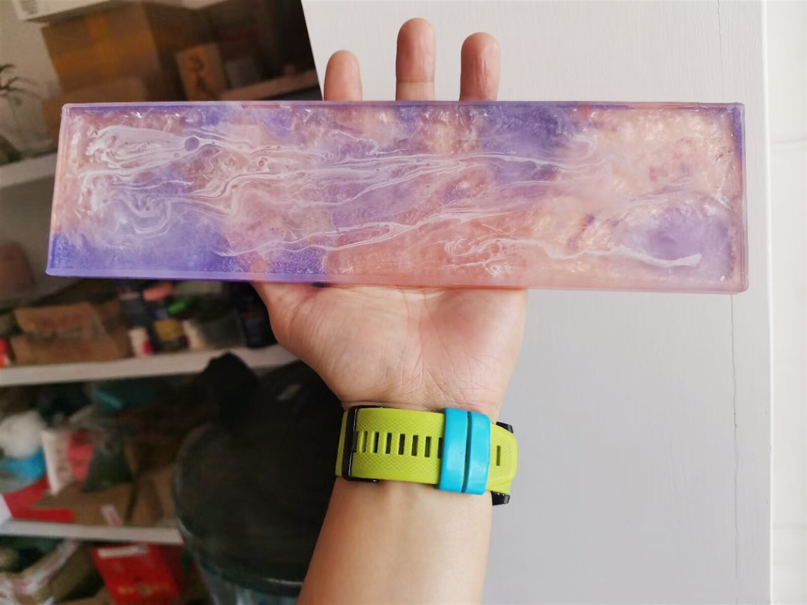 Artisan Resin Keyboard Wrist Rest keyboard Hand Rest Etsy