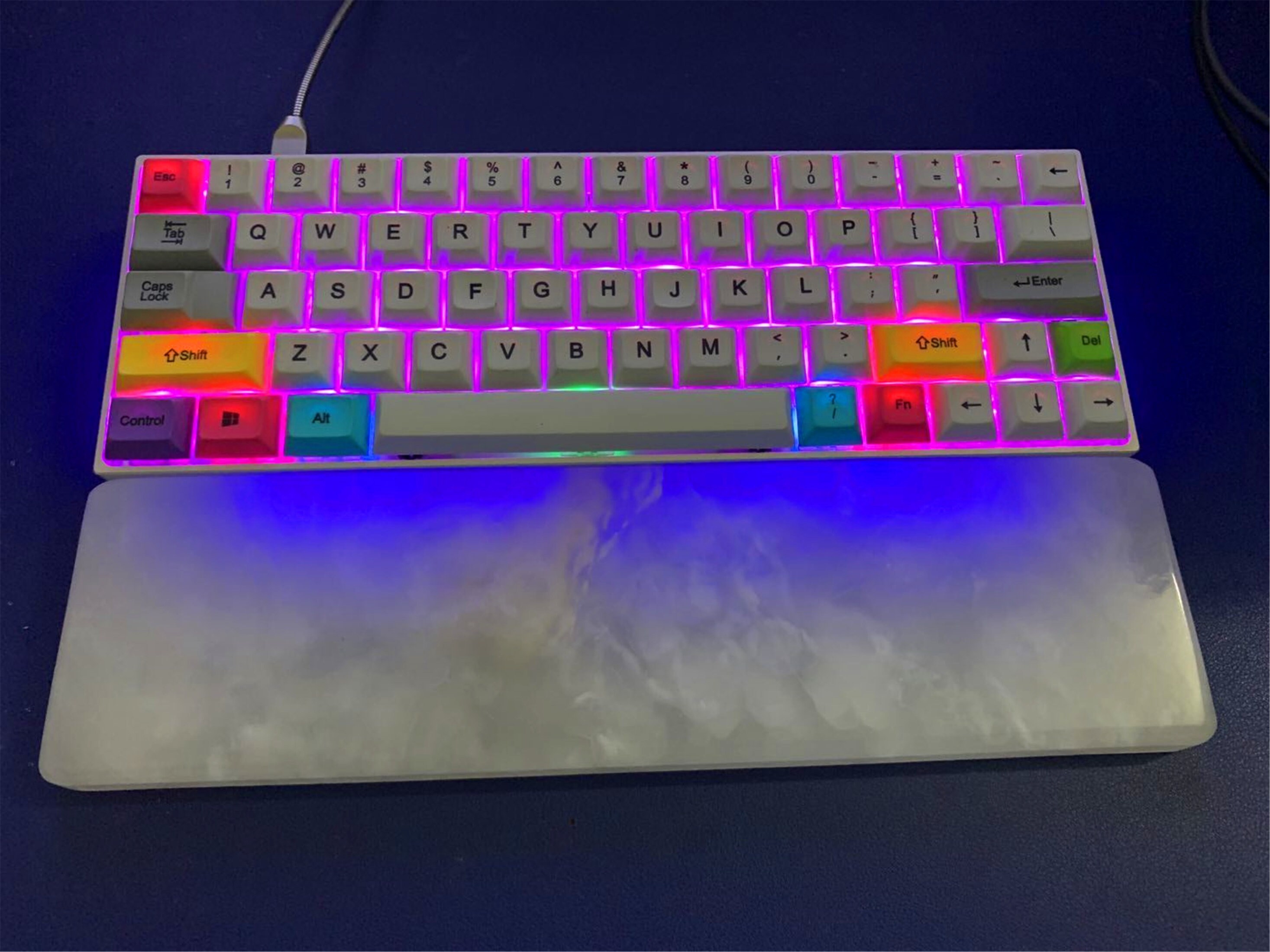 Natural Jade Keyboard Wrist Rest Handmade Artisan Keyboards Etsy