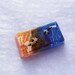KOI Fish Keycap, Orange And Blue Mixed Keycap, Artisan Resin Keycap, Color Blooming Keycaps, Handmade Mechanical Keyboard Accessories.