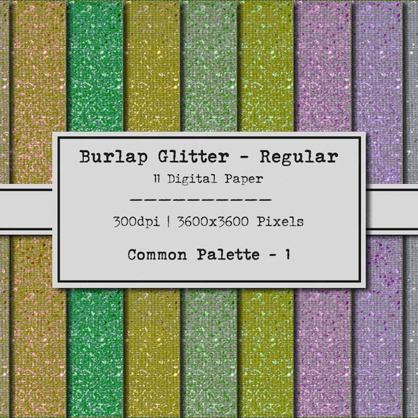 Burlap Glitter Regular digital paper, background paper, printable scrapbook, journal, digital background, colored burlap, glittered, shiny