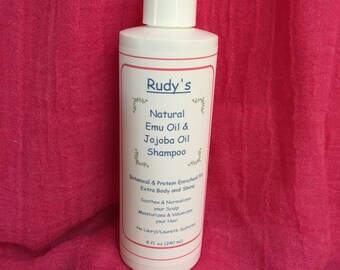 Rudys naturliga emuolja och jojobaolja-schampo