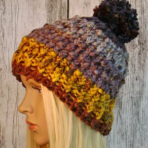 Knitting Pattern, Basket Stitch Hat, Super Bulky Yarn, Instant Download, Women&#39;s, Teens, Knit Hat, Accessories
