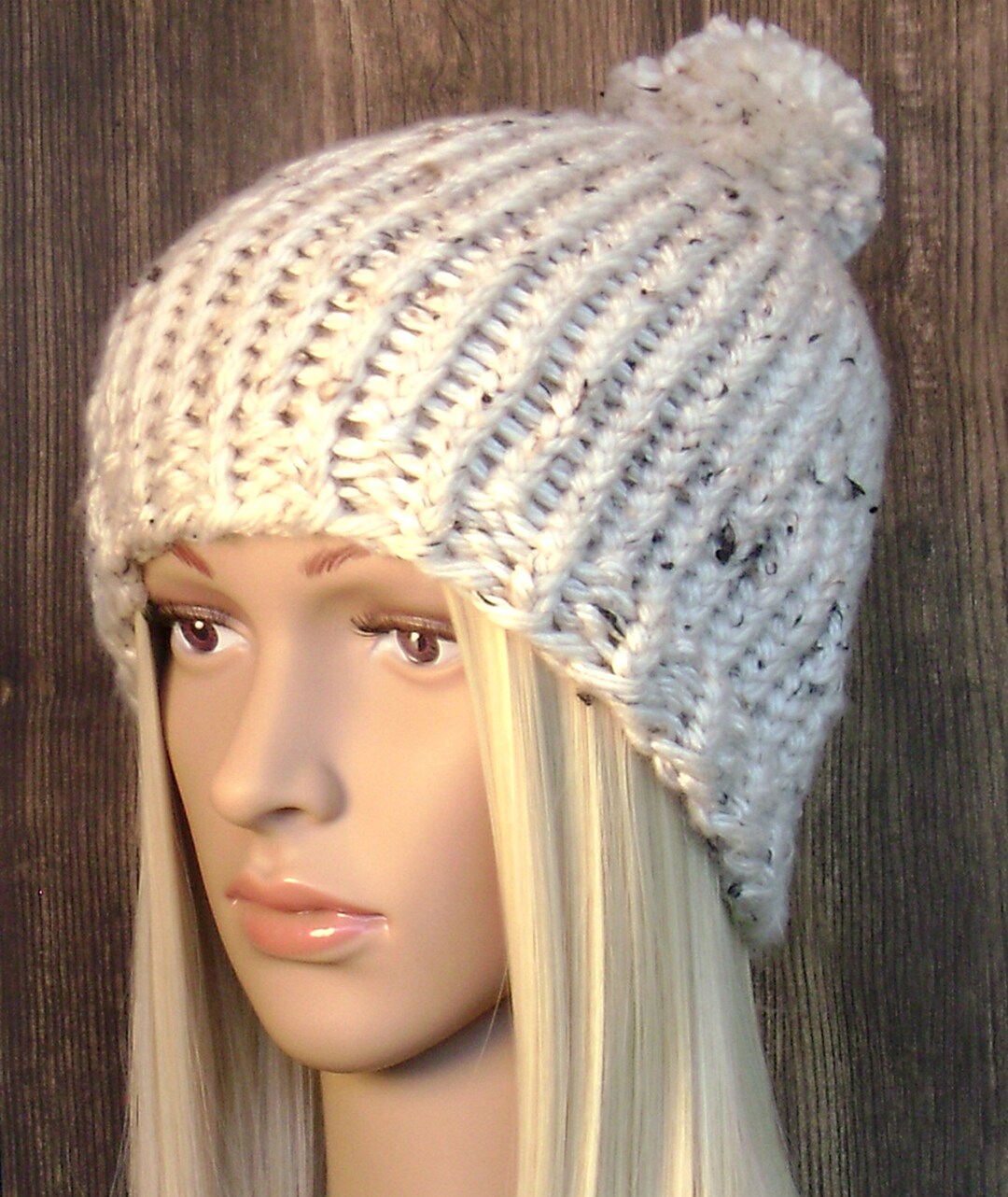 Knitting Pattern, Classic Knit Beanie, Super Bulky Yarn, Instant
