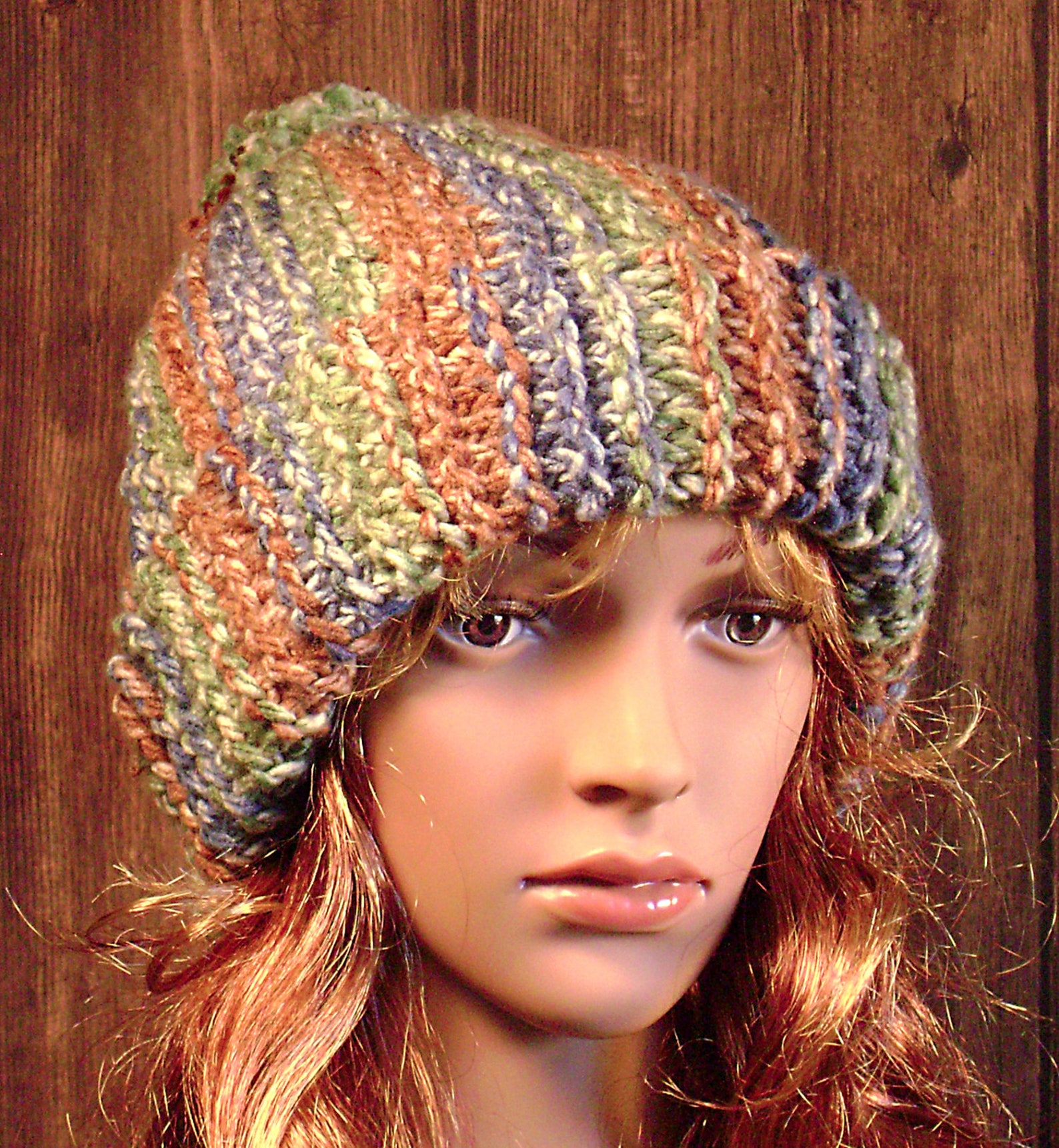 Knitting Pattern Super Easy Slouchy Hat Bulky Yarn Instant Etsy