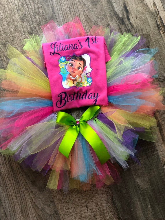 baby moana tutu dress