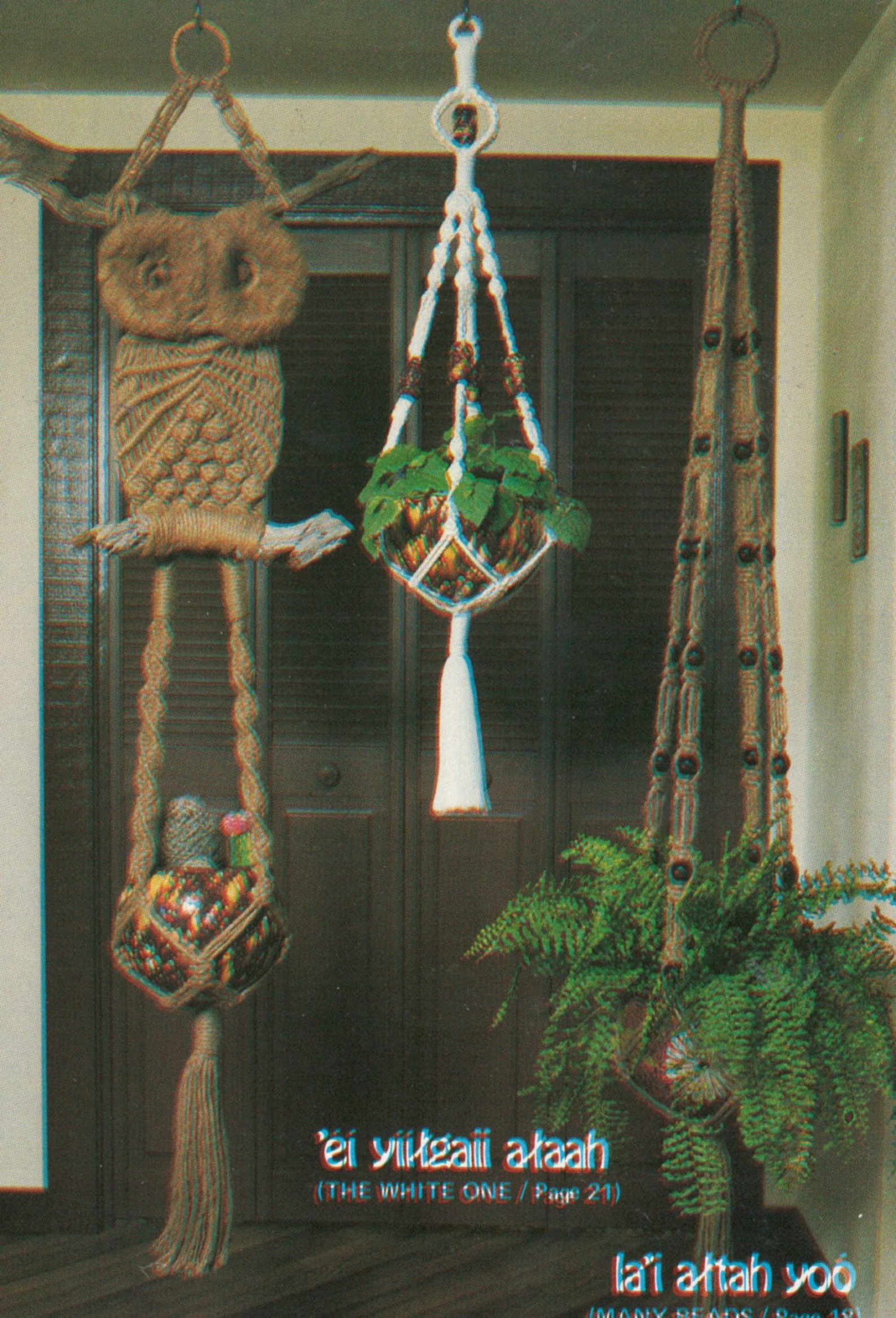 Macrame Owl Plant Hanger Plant Hangers Pattern Pdf Ebook Jute Etsy