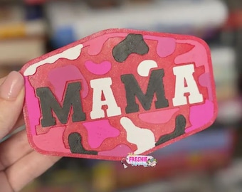Camo Mama Patch Freshie |  Car Air Freshener