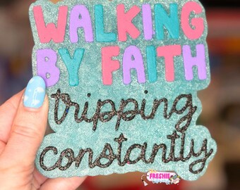 Walking by Faith Freshie | Faith Car Air Freshener