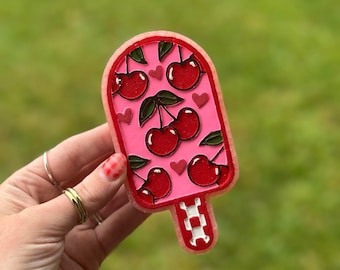 Cherry Bomb Popsicle Car Freshie | Scented Air Freshener