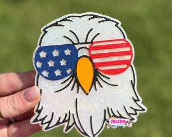 Patriotic Eagle Freshie | Patriotic Car Air Freshener
